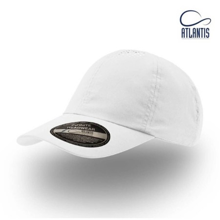 Εξάφυλλο αθλητικό καπέλο (Atl AIR) λευκό